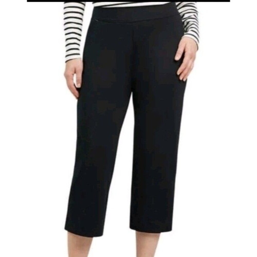Lands' End Women's Comfort Stretch Knit Carpi Pants Pull On nwt, XL